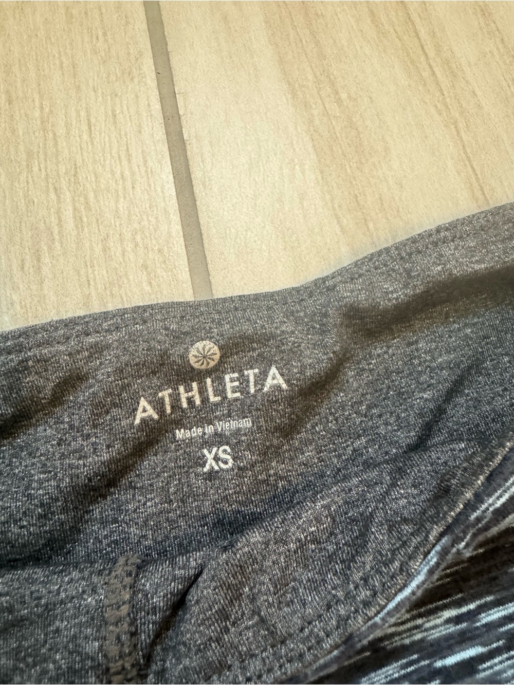 Athleta Charcoal Gray Heathered Active Leggings